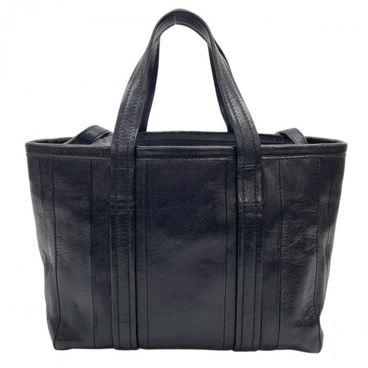 BALENCIAGA バレンシアガ ハンドバッグ バルベス スモール 2WAY ショルダーバッグ 671404 レザー ブラック 黒 シルバー金具 レディース【中古品】