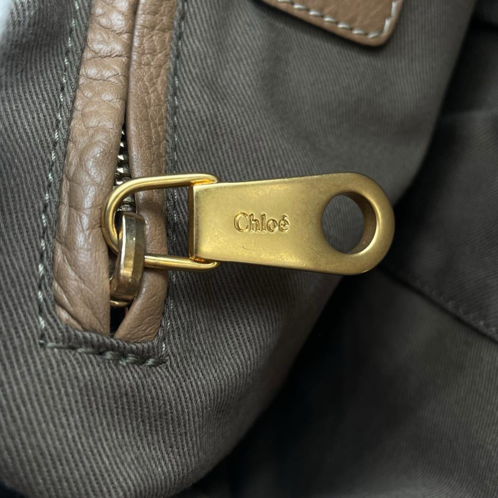 Chloe クロエ ショルダーバッグ マーシー 2WAY ミディアムサイズ 3S0917 ブラウン 茶 ゴールド金具 レディース【中古品】