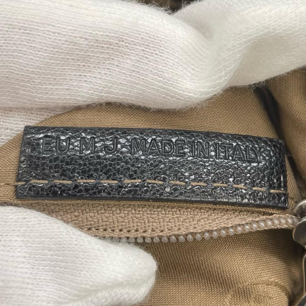 CARTIER カルティエ ハンドバッグ マルチェロ ロゴバッグ L1000833 レザー ブラック 黒 シルバー/ブラック金具 レディース【中古品】