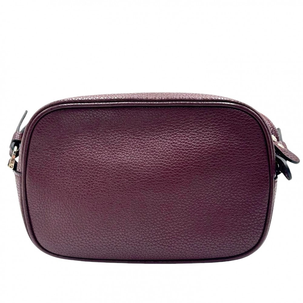 【開店SALE】 Salvatore Ferragamo サルヴァトーレフェラガモ ショルダーバッグ ガンチーニ ポシェット かばん 鞄 レザー ボルドー ゴールド金具 レディース【中古品】