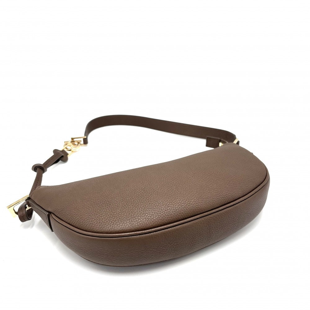 【開店SALE】 Salvatore Ferragamo サルヴァトーレフェラガモ 2WAY ガンチーニ ハンドバッグ ショルダーバッグ 781656 レザー ブラウン 茶 ゴールド金具 レディース【中古品】