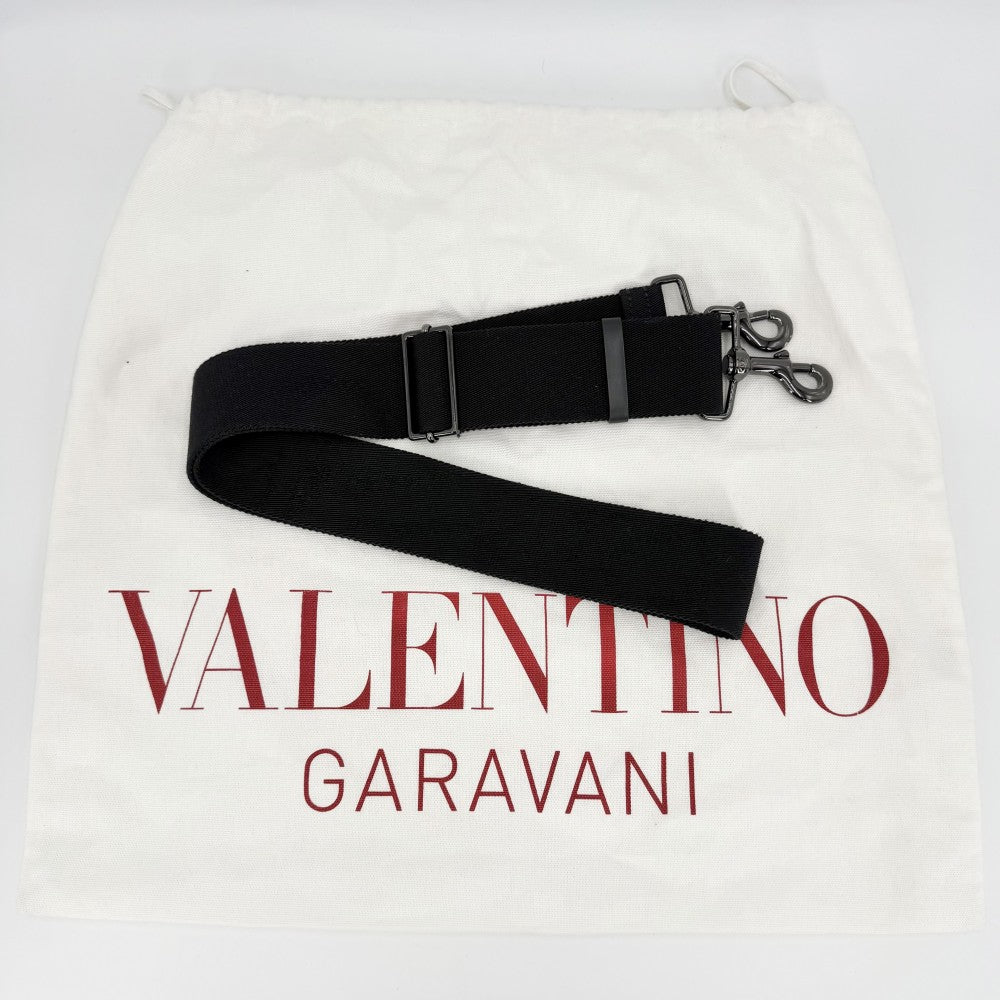 Valentino Garavani ヴァレンティノ・ガラヴァーニ ショルダーバッグ クロスボディバッグ レザー ブラック 黒 ブラック金具 レディース【中古品】