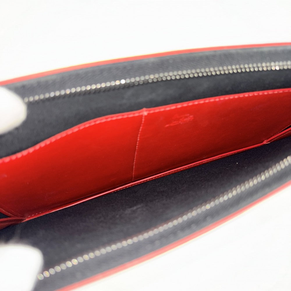 【開店SALE】 Christian Louboutin クリスチャンルブタン 3WAY トリックトラックスモール ハンドバッグ ショルダーバッグ スタッズ ポートフォリオスカル クラッチバッグ レザー マルチカラー シルバー金具 レディース【中古品】