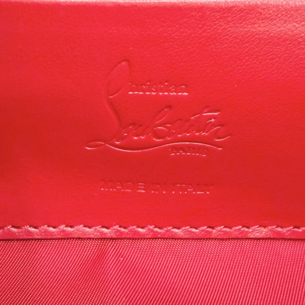 Christian Louboutin クリスチャンルブタン ショルダーバッグ ブラスター クロスボディバッグ ボア ホワイト 白 ブラウン 茶 シルバー金具 レディース【中古品】