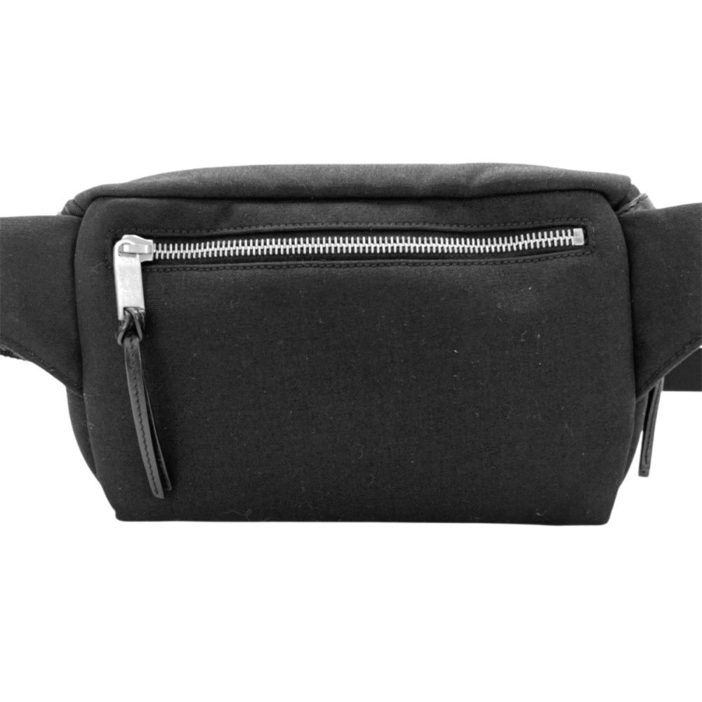 SAINT LAURENT サンローラン ボディバッグ ボディバッグ ショルダーバッグ ウエストポーチ 505973 ナイロン ブラック 黒 シルバー金具 ユニセックス【中古品】