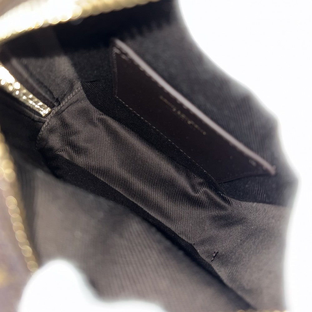 SAINT LAURENT PARIS サンローランパリ ショルダーバッグ YSLロゴ メンズ レディース 685534 レザー ブラウン 茶 ゴールド金具 ユニセックス【中古品】