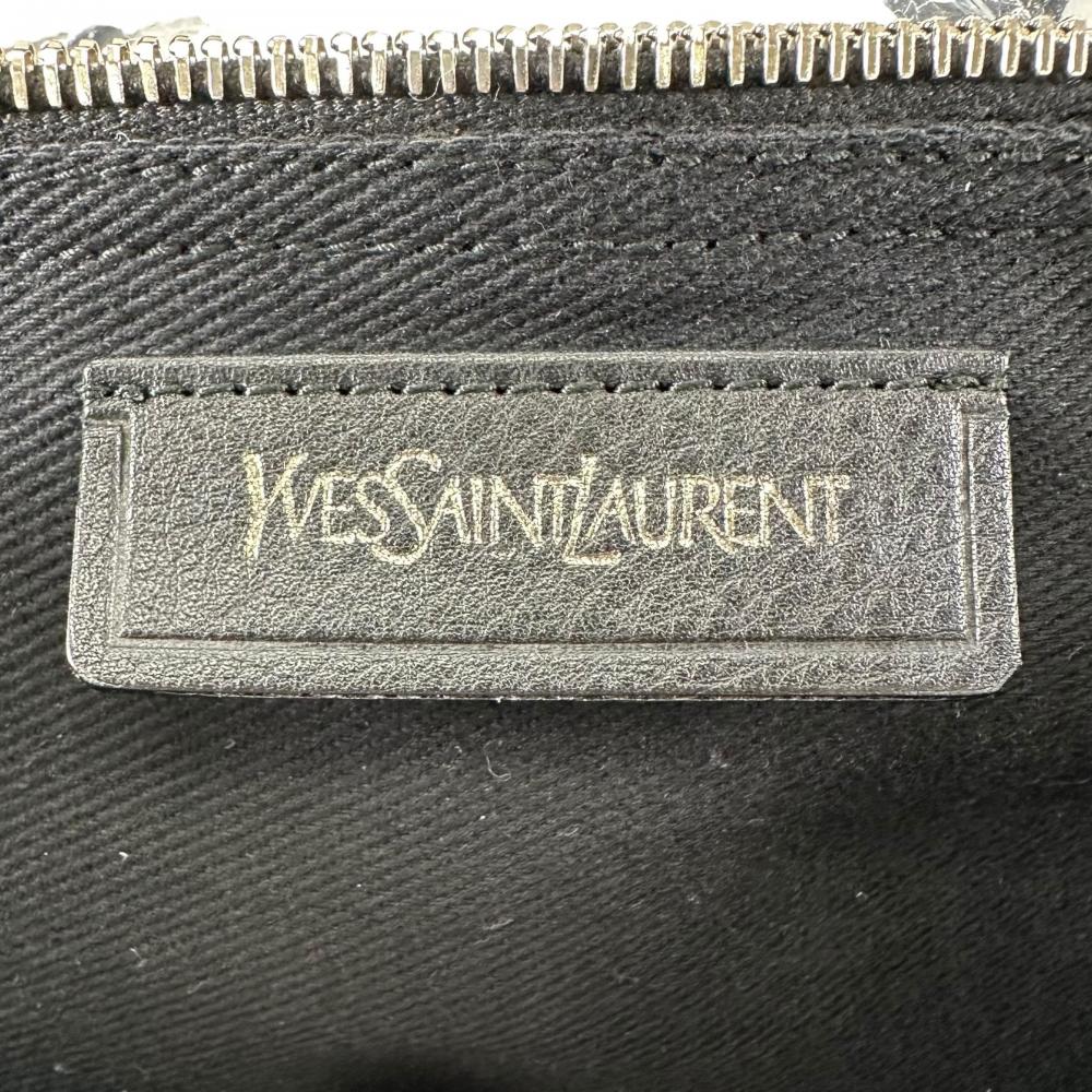 SAINT LAURENT サンローラン ショルダーバッグ ミューズトゥミニ 2WAY レザー ブラック 黒 シルバー金具 レディース【中古品】