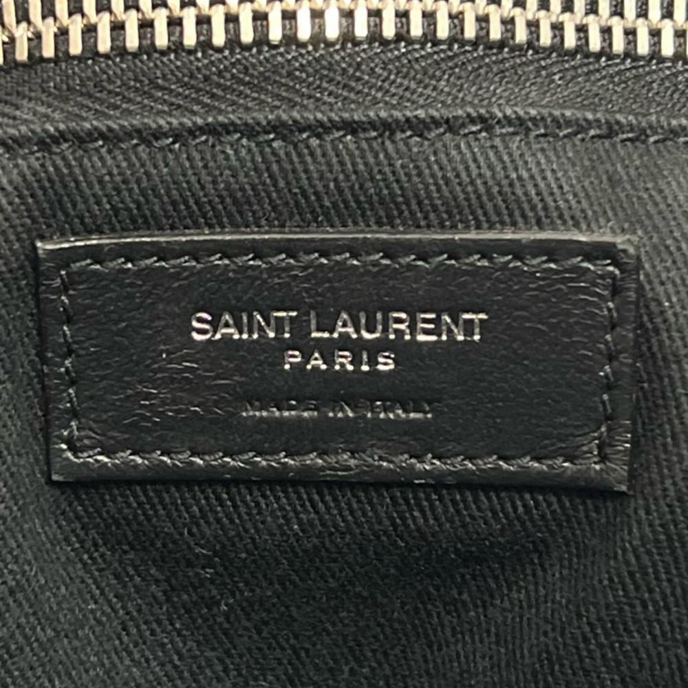 SAINT LAURENT PARIS サンローランパリ トートバッグ サック・ド・ジュール 大容量 647168 レザー ブラック 黒 レディース【中古品】