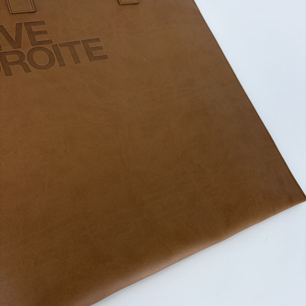 SAINT LAURENT PARIS サンローランパリ トートバッグ RIVE DROITE ハンドバッグ 736264 レザー ブラウン 茶 レディース【中古品】