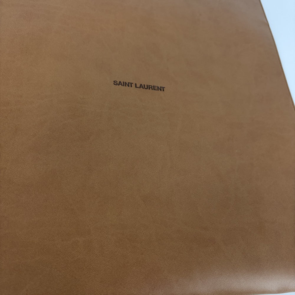 SAINT LAURENT PARIS サンローランパリ トートバッグ RIVE DROITE ハンドバッグ 736264 レザー ブラウン 茶 レディース【中古品】