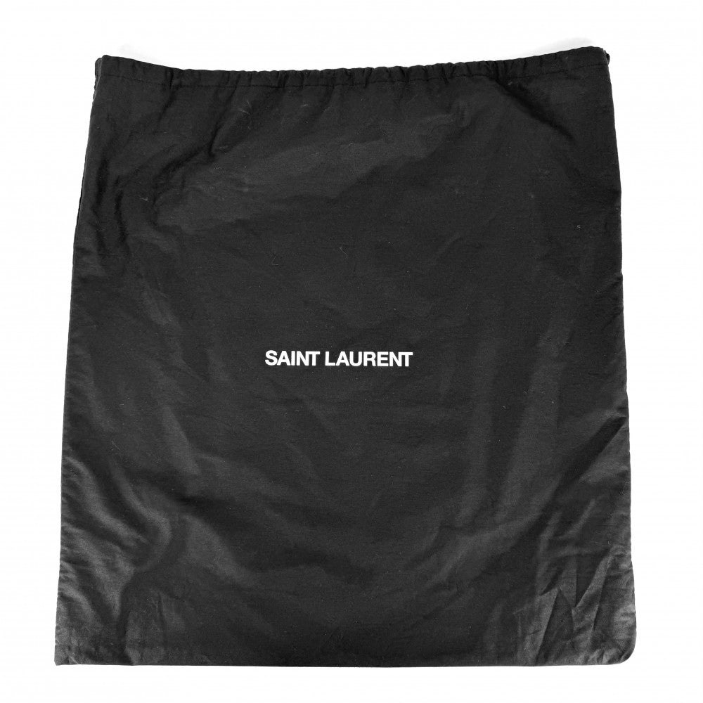 SAINT LAURENT PARIS サンローランパリ トートバッグ マンハッタン N/S ハンドバッグ 大容量 757302 レザー ブラック 黒 シルバー金具 ユニセックス【中古品】