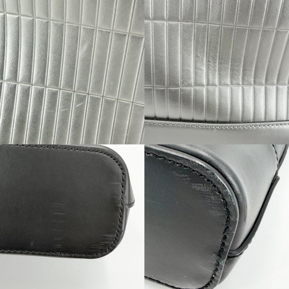 Dunhill ダンヒル トートバッグ ローラガス ハンドバッグ ビジネスバッグ レザー ブラック 黒 シルバー金具 メンズ【中古品】