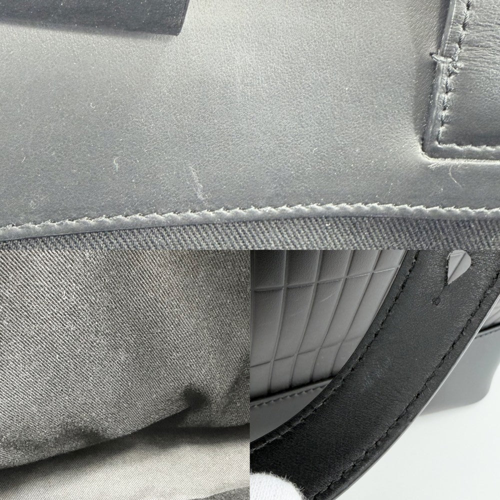 Dunhill ダンヒル トートバッグ ローラガス ハンドバッグ ビジネスバッグ レザー ブラック 黒 シルバー金具 メンズ【中古品】