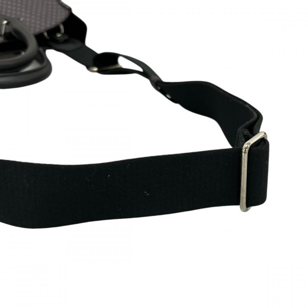 Dunhill ダンヒル 2WAY エンジンターン トートバッグ PVC レザー ブラック 黒 グレー シルバー金具 メンズ【中古品】
