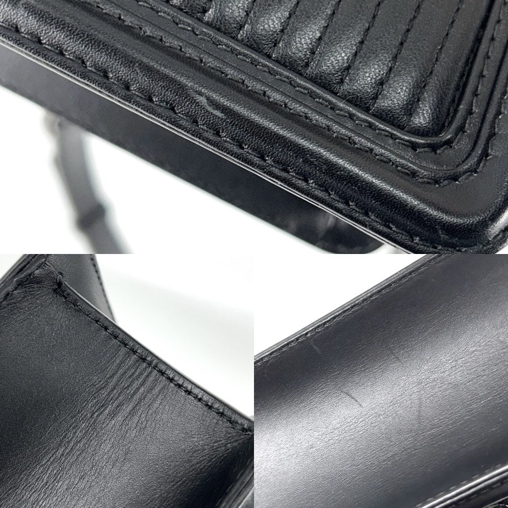 BVLGARI ブルガリ 2WAY セルペンティフォーエバー ハンドバッグ ショルダーバッグ レザー ブラック 黒 シルバー金具 レディース【中古品】