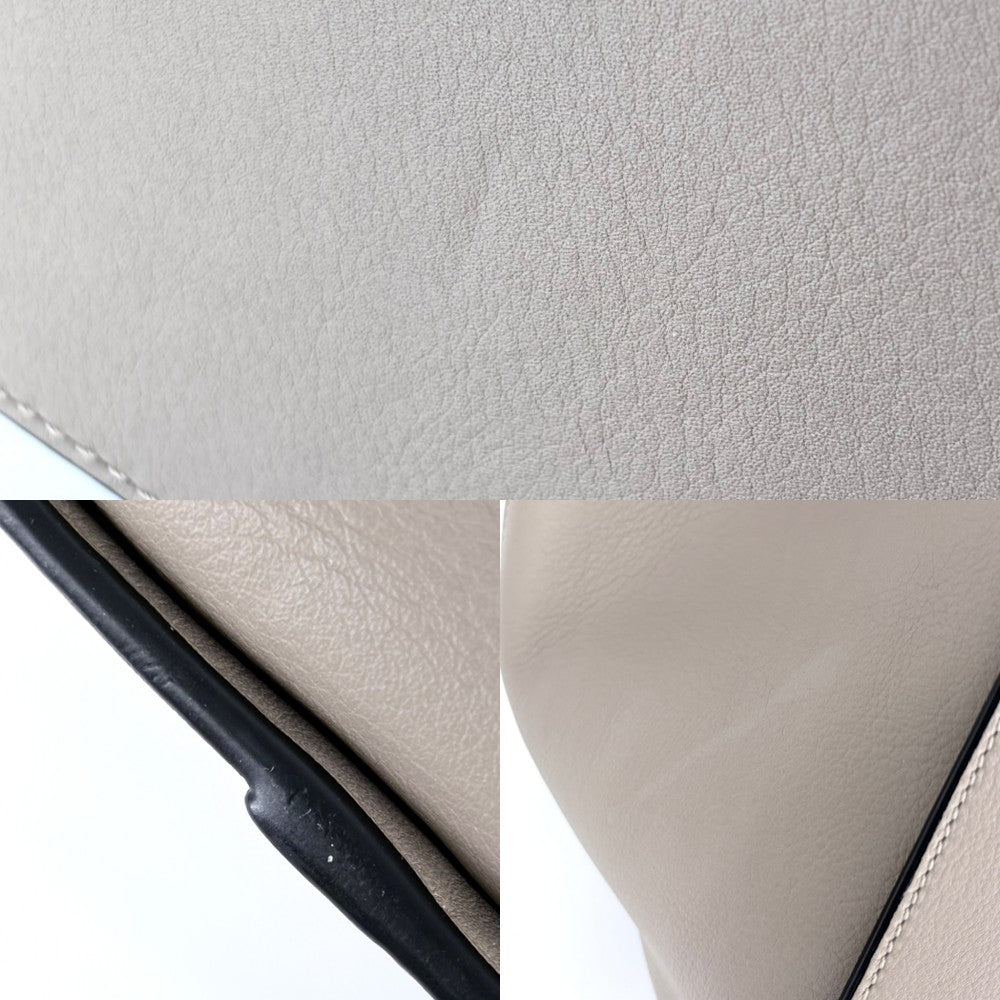 【開店SALE】 LOEWE ロエベ 2WAY ハンモックバッグスモール ショルダーバッグ ハンドバッグ かばん 鞄 カーフ ベージュ ゴールド金具 レディース【中古品】