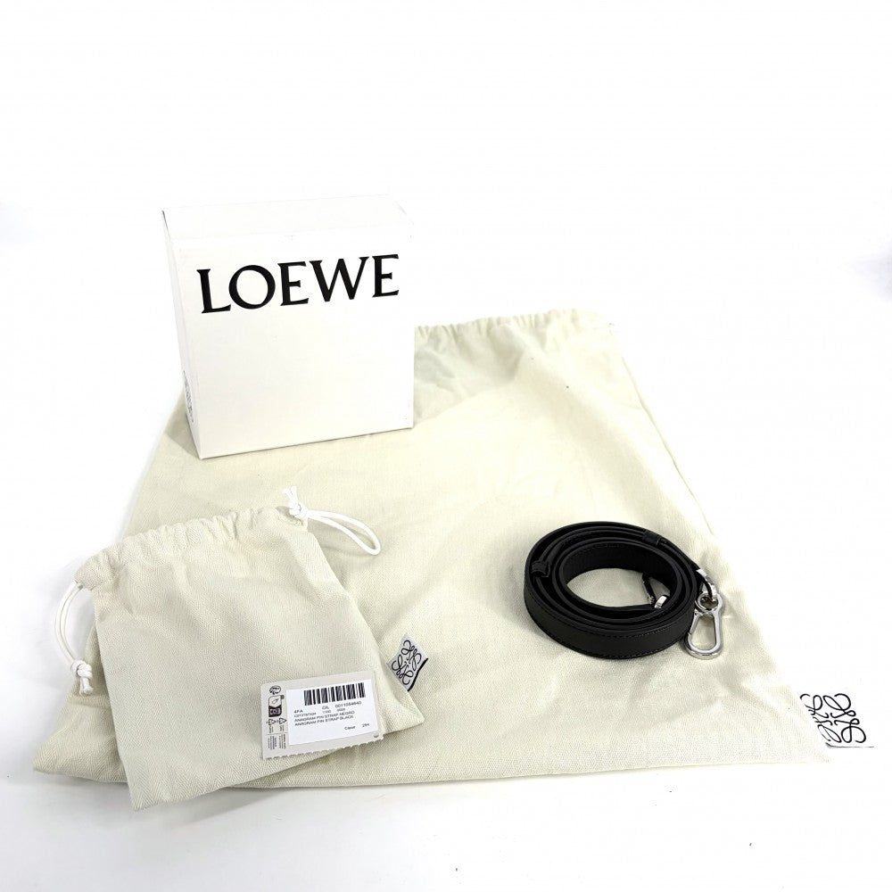 LOEWE ロエベ 2WAY パズルバッグ スモール ハンドバッグ ショルダーバッグ レザー ブラック 黒 シルバー金具 レディース【中古品】