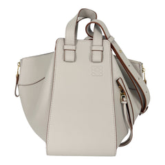 LOEWE ロエベ 2WAY ハンモック ショルダーバッグ ハンドバッグ レザー カーフ ベージュ系 ゴールド金具 レディース【中古品】