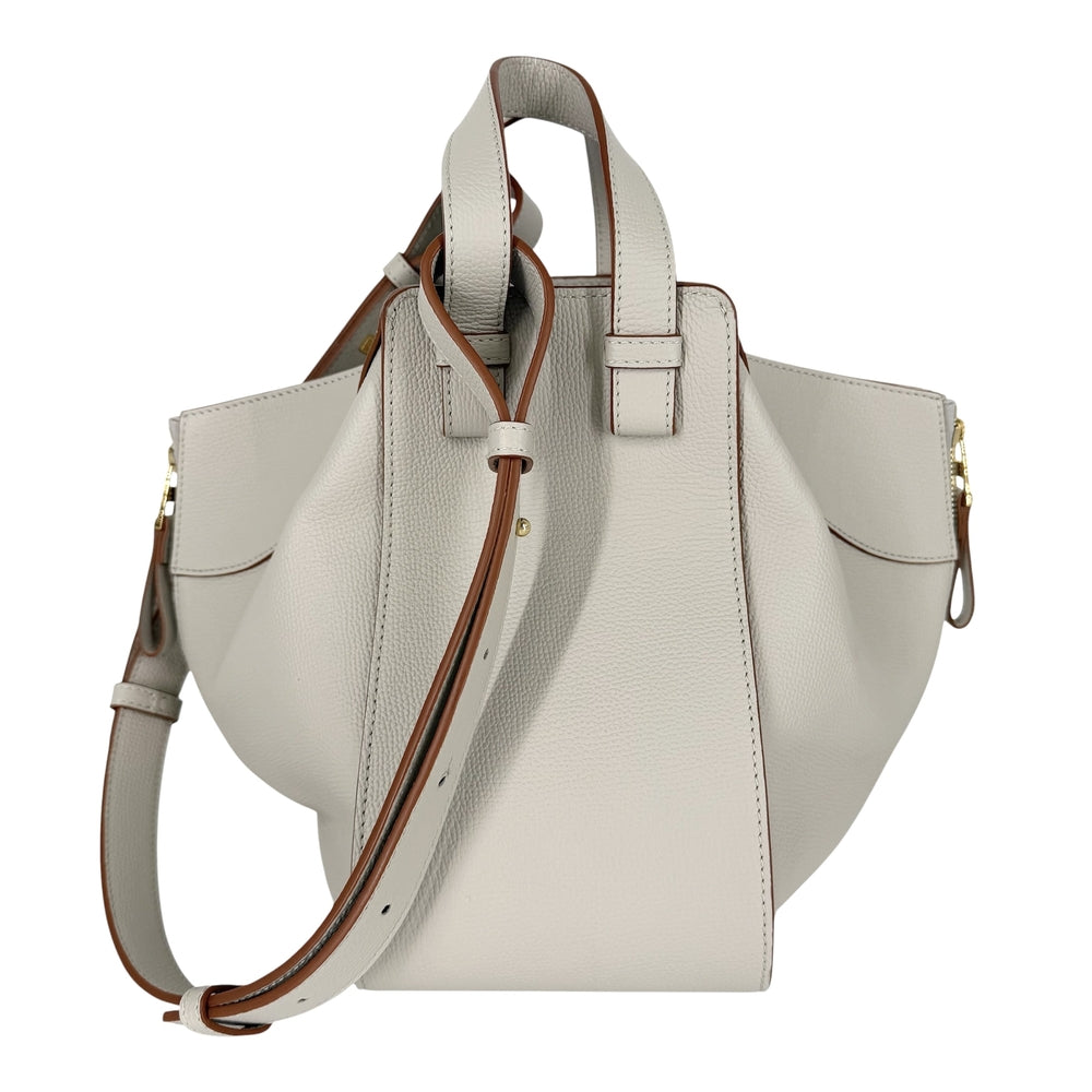 LOEWE ロエベ 2WAY ハンモック ショルダーバッグ ハンドバッグ レザー カーフ ベージュ系 ゴールド金具 レディース【中古品】