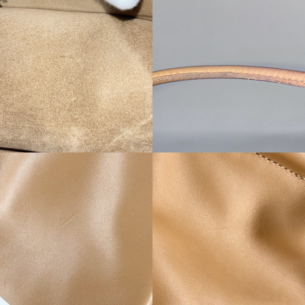 【開店SALE】 LOEWE ロエベ 2WAY パセオ　スモール ハンドバッグ ショルダーバッグ A709P48X02 レザー ベージュ ゴールド金具 レディース【中古品】