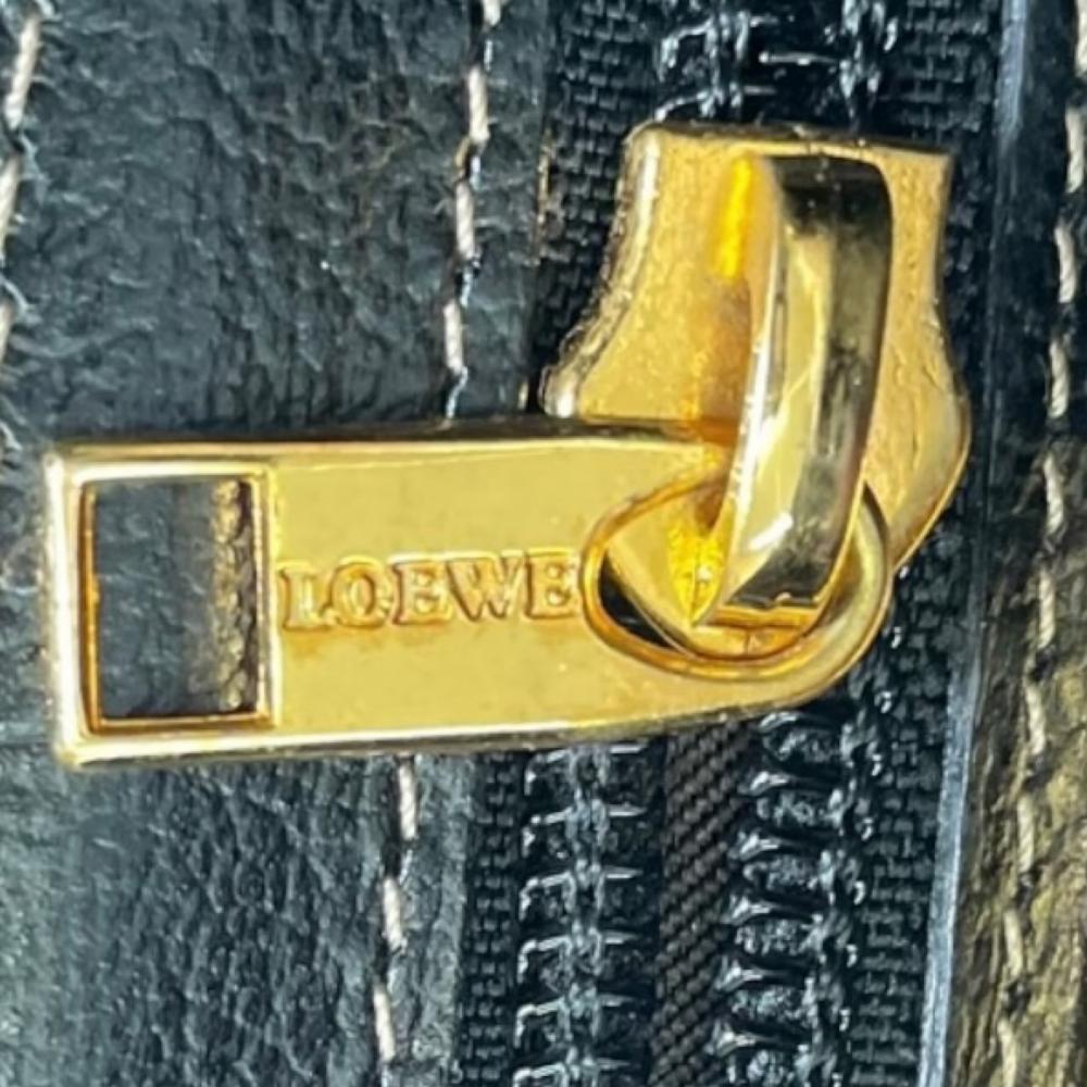 LOEWE ロエベ ハンドバッグ ベラスケス 2WAY カーフ ブラック 黒 ブラウン 茶 ゴールド金具 レディース【中古品】