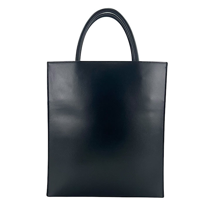 LOEWE ロエベ 2WAY スタンダードトート ハンドバッグ ショルダーバッグ ブラック 黒 ゴールド金具 レディース【中古品】