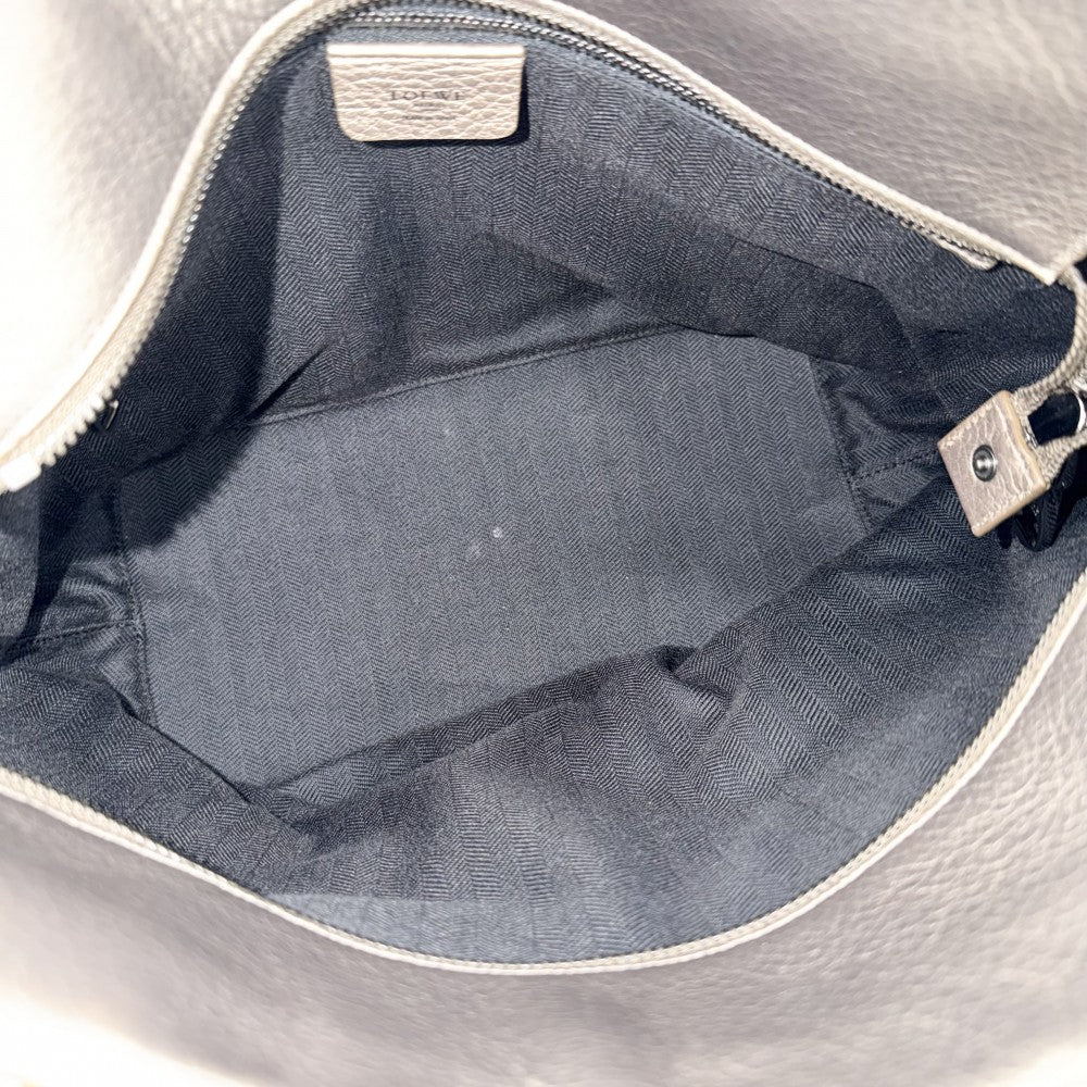 LOEWE ロエベ ハンドバッグ アナグラム フスタ トートバッグ レザー ゴールド シルバー金具 レディース【中古品】