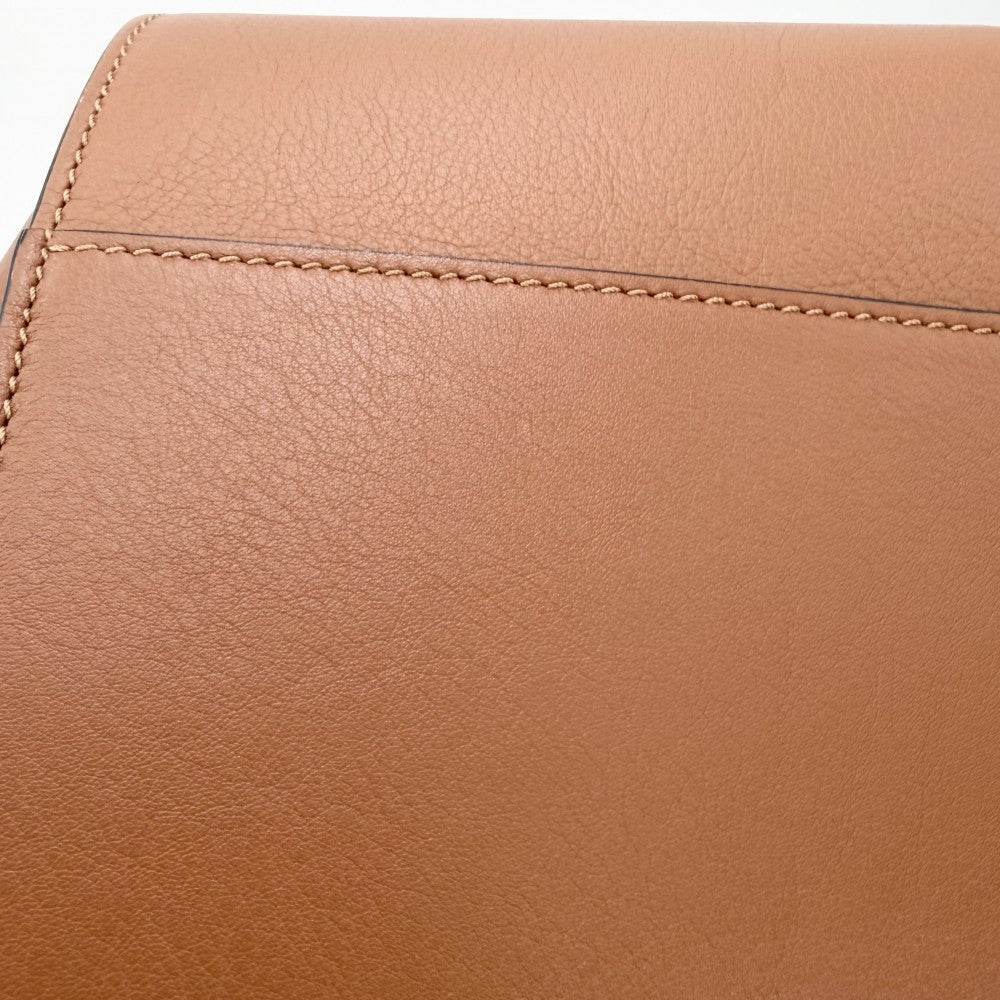 LOEWE ロエベ 2WAY ハンモックバッグ ショルダーバッグ ハンドバッグ トートバッグ レザー 387.30.S35 カーフ ブラウン 茶 シルバー金具 レディース【中古品】
