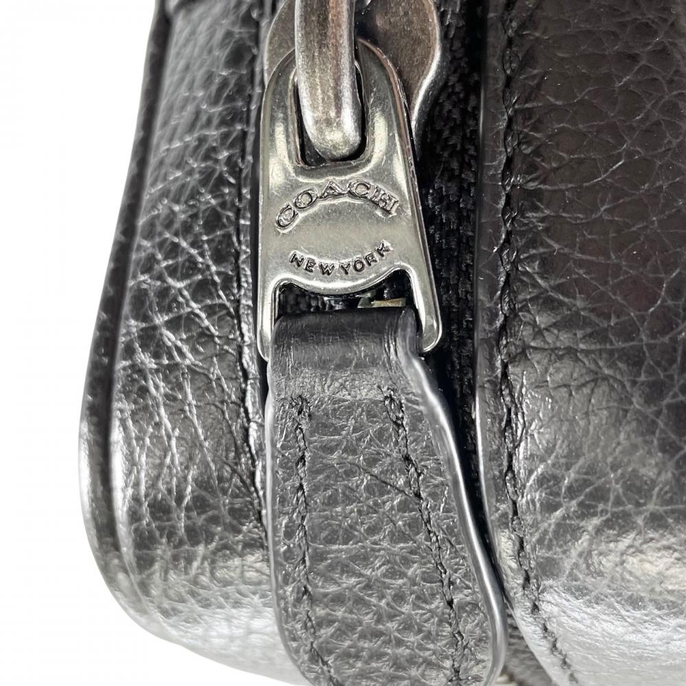 COACH コーチ ショルダーバッグ シグネチャー サリバン クロスボディ CW388 PVCコーティングキャンバス ブラック 黒 ブラック金具 メンズ【中古品】