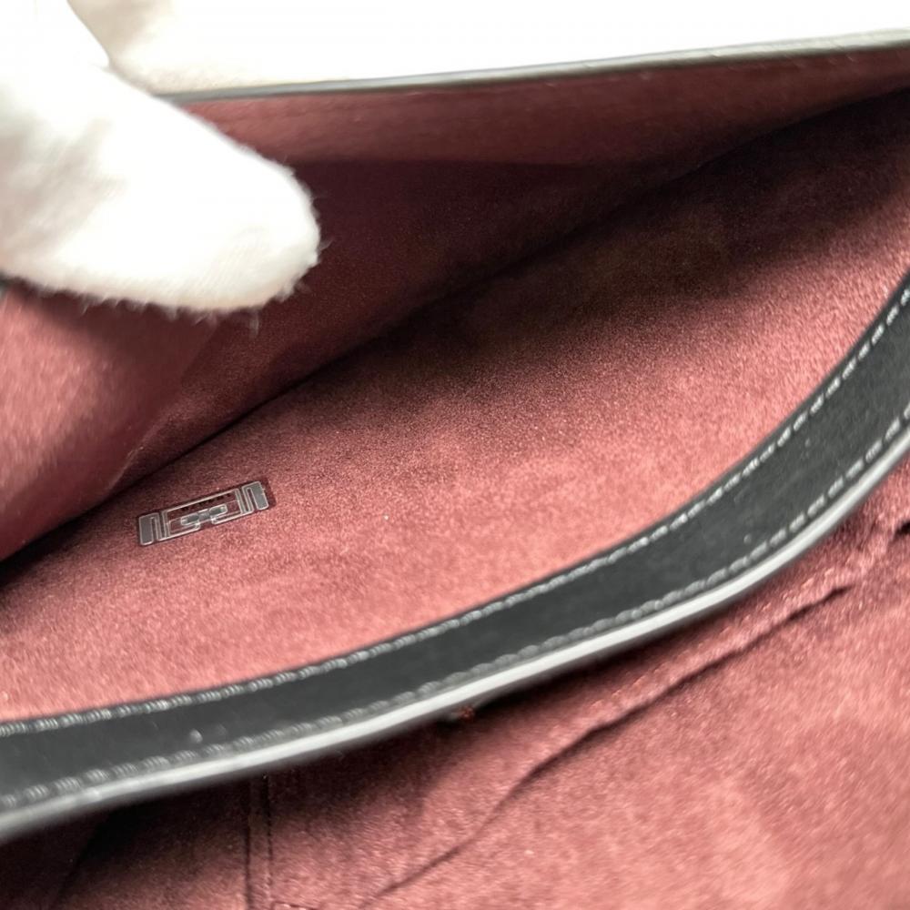 COACH コーチ ショルダーバッグ シグネチャー エレン ハーフムーン C1430 PVCコーティングキャンバス ブラウン 茶 ゴールド金具 レディース【中古品】