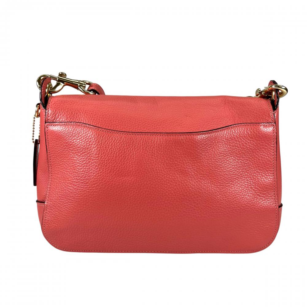 COACH コーチ ショルダーバッグ ジェス メッセンジャー 72703 レザー ピンク ゴールド金具 レディース【中古品】
