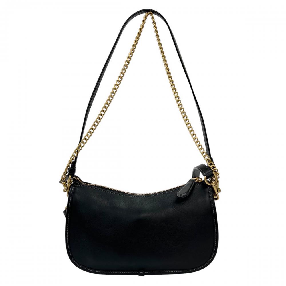 COACH コーチ ショルダーバッグ ウェイバリーバッグ 3WAY CCC36 レザー ブラック 黒 ゴールド金具 レディース【中古品】
