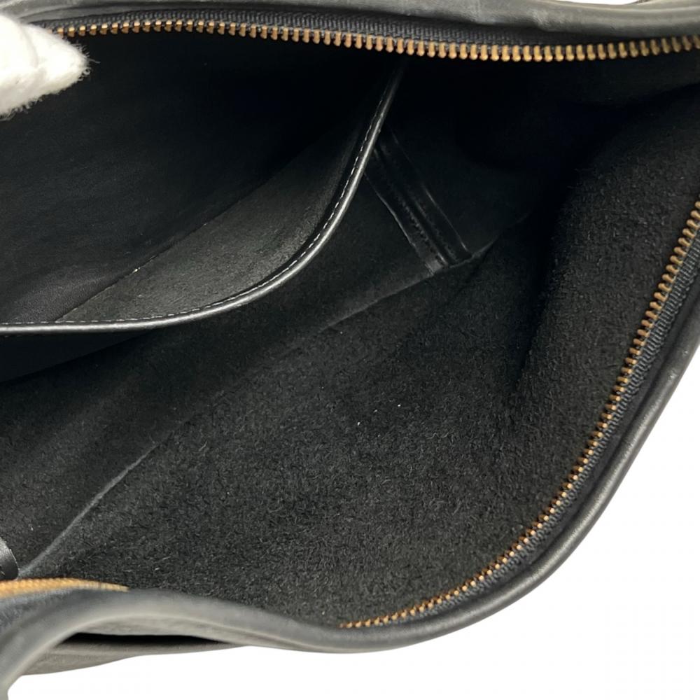 COACH コーチ トートバッグ オールドコーチ エルゴホーボー ワンショルダー 9033 レザー ブラック 黒 ゴールド金具 レディース【中古品】
