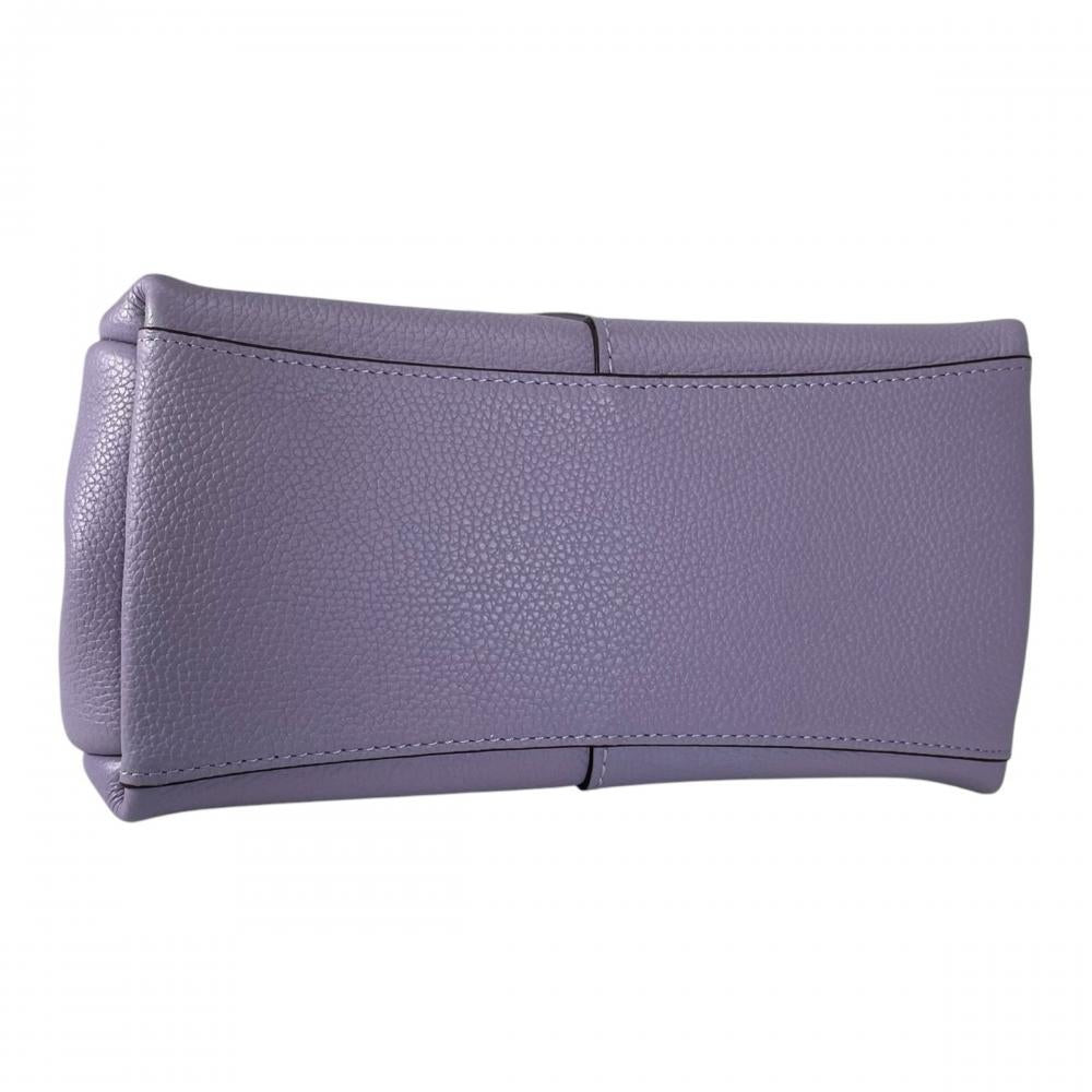 COACH コーチ ハンドバッグ ブティックライン ラナ 23 2WAY CM545 レザー パープル 紫
 シルバー金具 レディース【中古品】