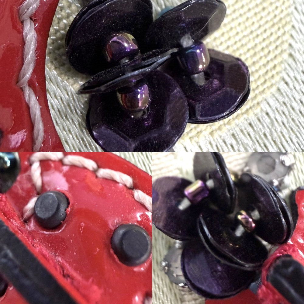COACH コーチ ハンドバッグ シグネチャー オプティック てんとう虫 Ladybug レディバグ ホーボー ショルダーバッグ レザー キャンバス グリーン 緑 ゴールド金具 レディース【中古品】