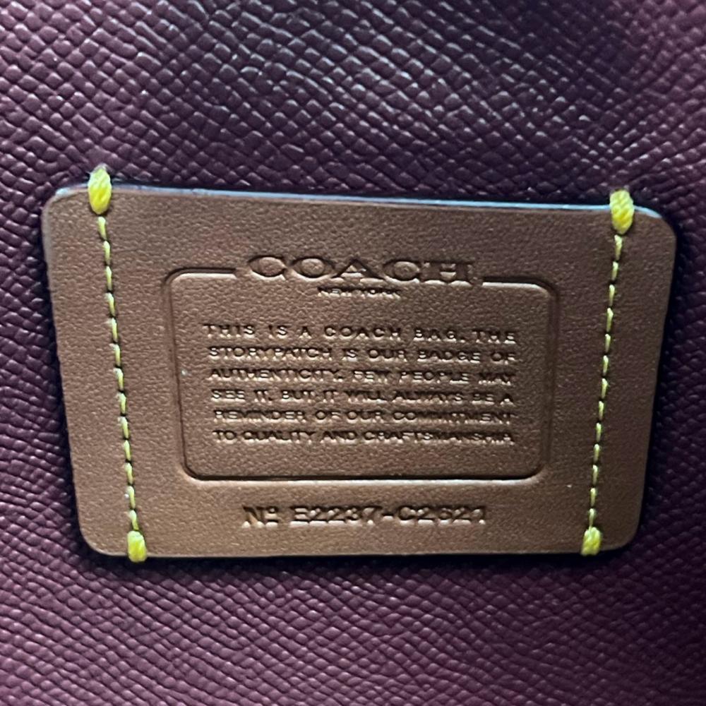 COACH コーチ ショルダーバッグ ウィロウ 2WAY C2620 レザー ブラック 黒 ゴールド金具 レディース【中古品】