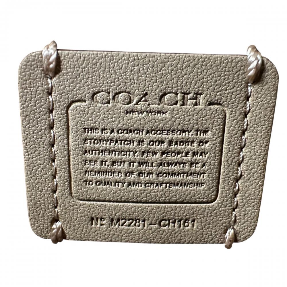 COACH コーチ ショルダーバッグ ミニローアン クロスボディ・ワイルド 2WAY ストロベリープリント CH161 レザー ホワイト 白 レッド 赤 ゴールド金具 レディース【中古品】