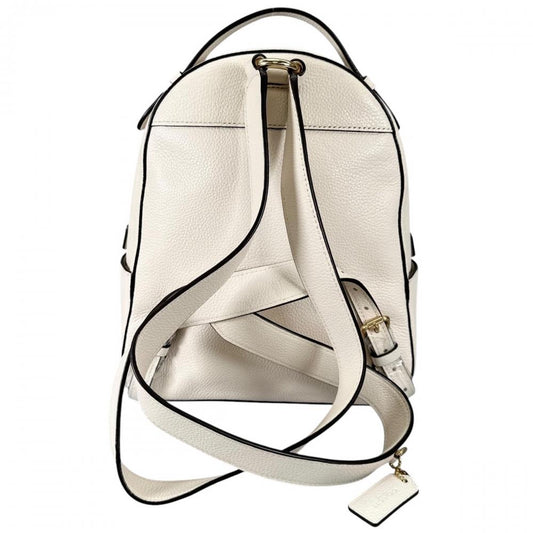 COACH コーチ リュック バックパック23 ミニリュックサック 31032 レザー ホワイト 白 ゴールド金具 レディース【中古品】