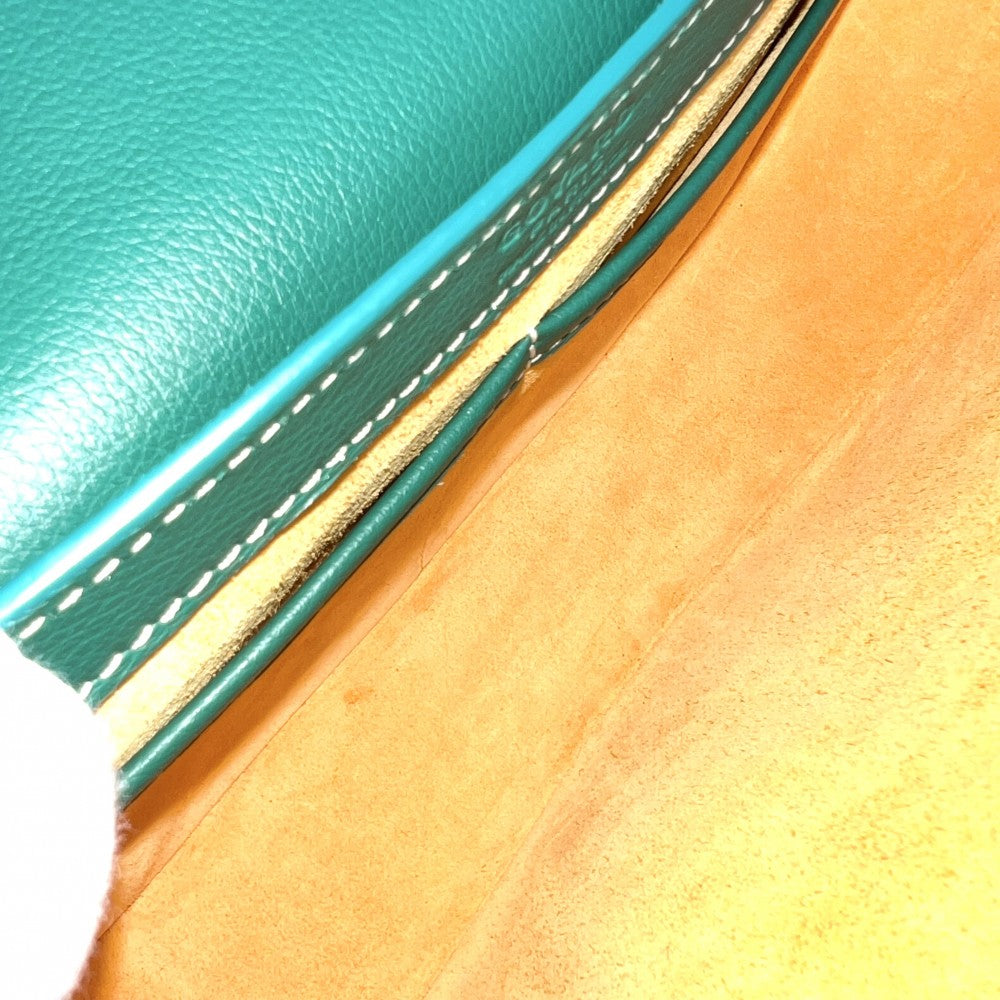 GOYARD ゴヤール ショルダーバッグ サック233 PM 233SH2PMLTY09CL09P PVCコーティングキャンバス レザー グリーン 緑 シルバー金具 レディース【中古品】