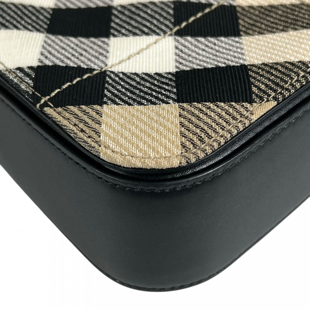 BURBERRY バーバリー ショルダーバッグ レザー ブラウン 茶 ゴールド金具 レディース【中古品】