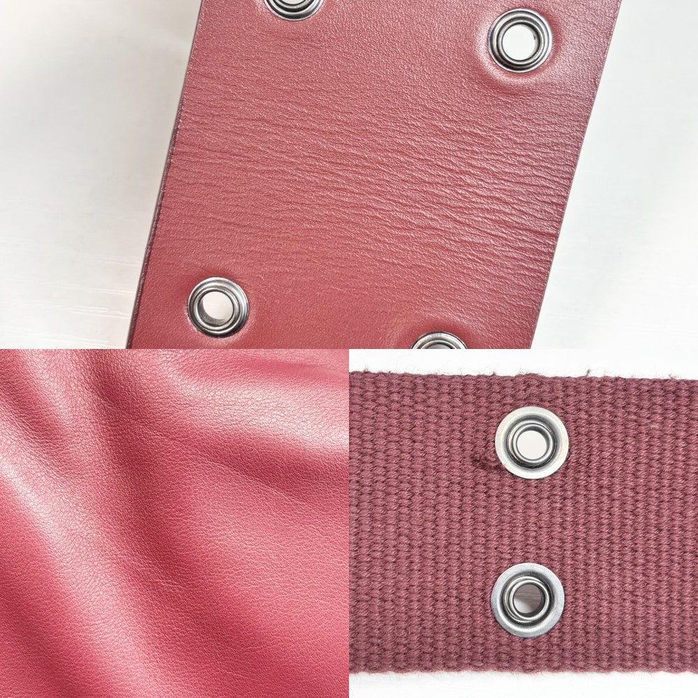 【開店SALE】 Christian Dior クリスチャンディオール ショルダーバッグ ストリートシック ワンショルダー レザー レッド 赤 ガンメタル金具 メンズ【中古品】