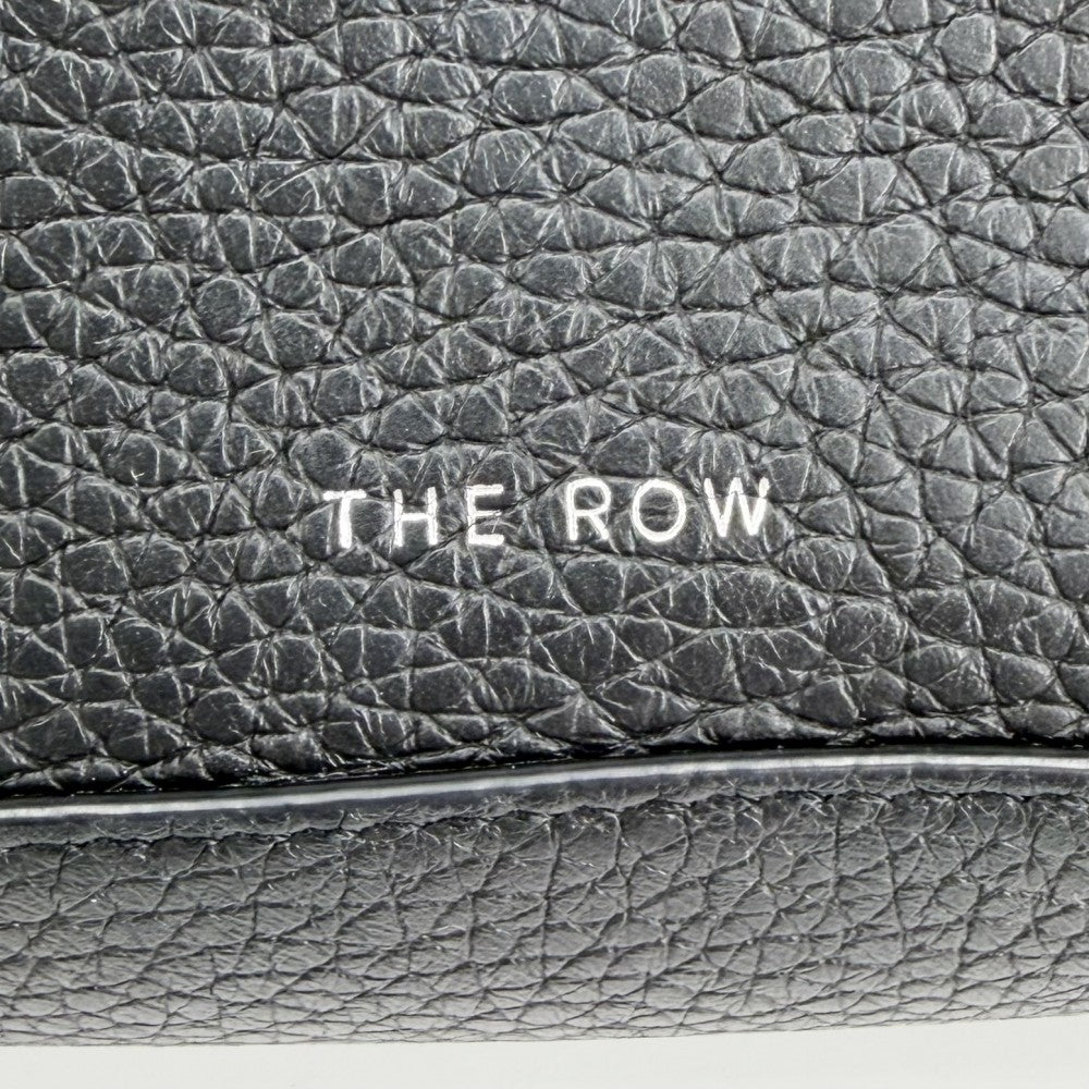 ショルダーバッグ THE ROW ザロウ シングルミニョン SINGLE MIGNON レザー ブラック 黒 シルバー金具 レディース【中古品】