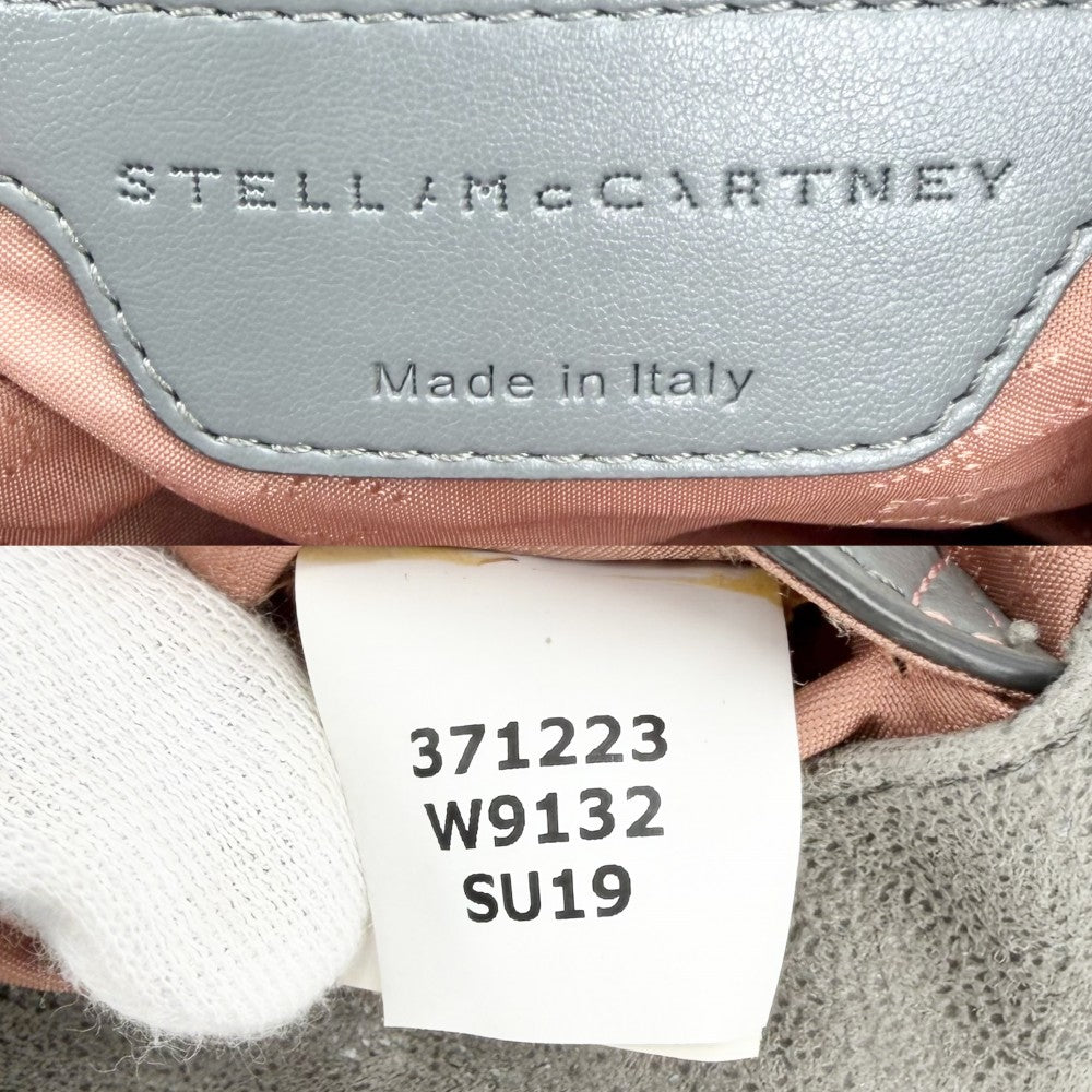 【開店SALE】 Stella McCartney ステラマッカートニー 2WAY ファラベラ ミニ トートバッグ ショルダーバッグ ハンドバッグ 371223 レザー グレー シルバー金具 レディース【中古品】