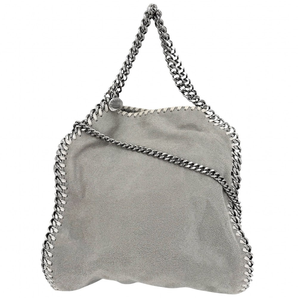 【開店SALE】 Stella McCartney ステラマッカートニー 2WAY ファラベラ ミニ トートバッグ ショルダーバッグ ハンドバッグ 371223 レザー グレー シルバー金具 レディース【中古品】