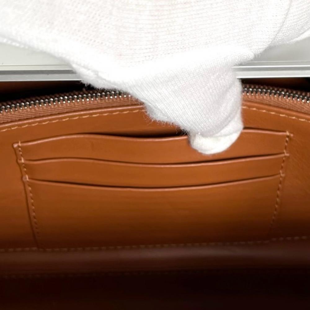 RIMOWA リモワ ショルダーバッグ パーソナル クロスボディバッグ 99011000 アルミ レザー シルバー ブラウン 茶 シルバー金具 レディース【中古品】