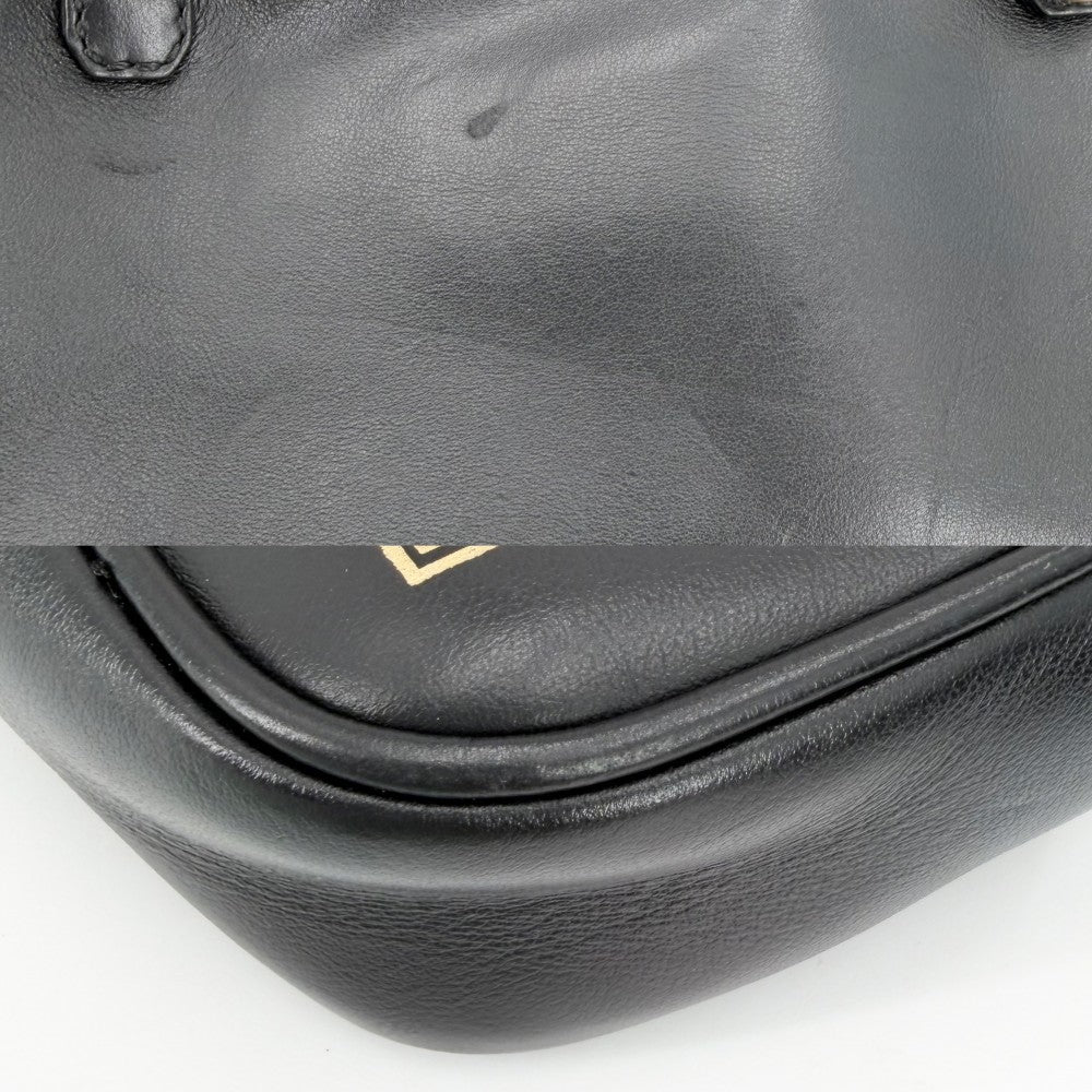 VERSACE ヴェルサーチ ショルダーバッグ FENDACE フェンダーチェ フェンディコラボ メデューサ 7M0258 レザー ブラック 黒 ゴールド ゴールド金具 レディース【中古品】