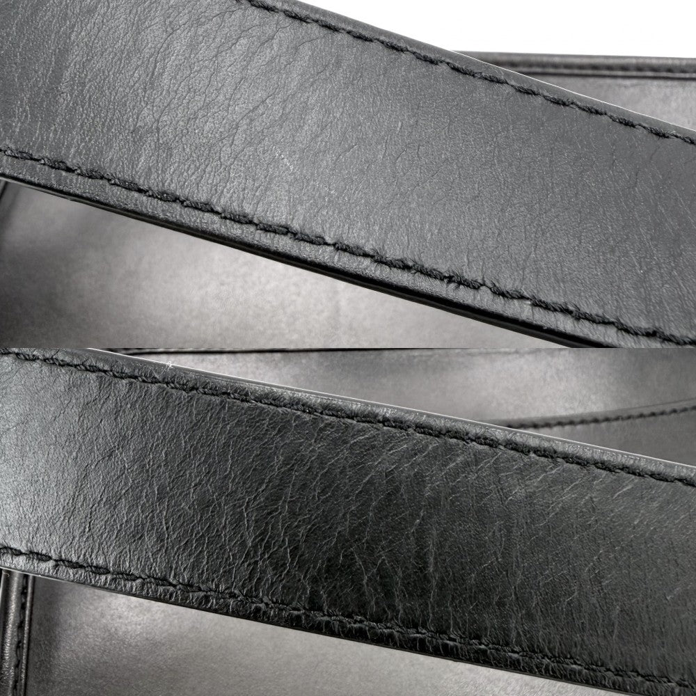 Berluti ベルルッティ ショルダーバッグ ジャーナリエ カリグラフィ レザー グレー系 シルバー金具 メンズ【中古品】
