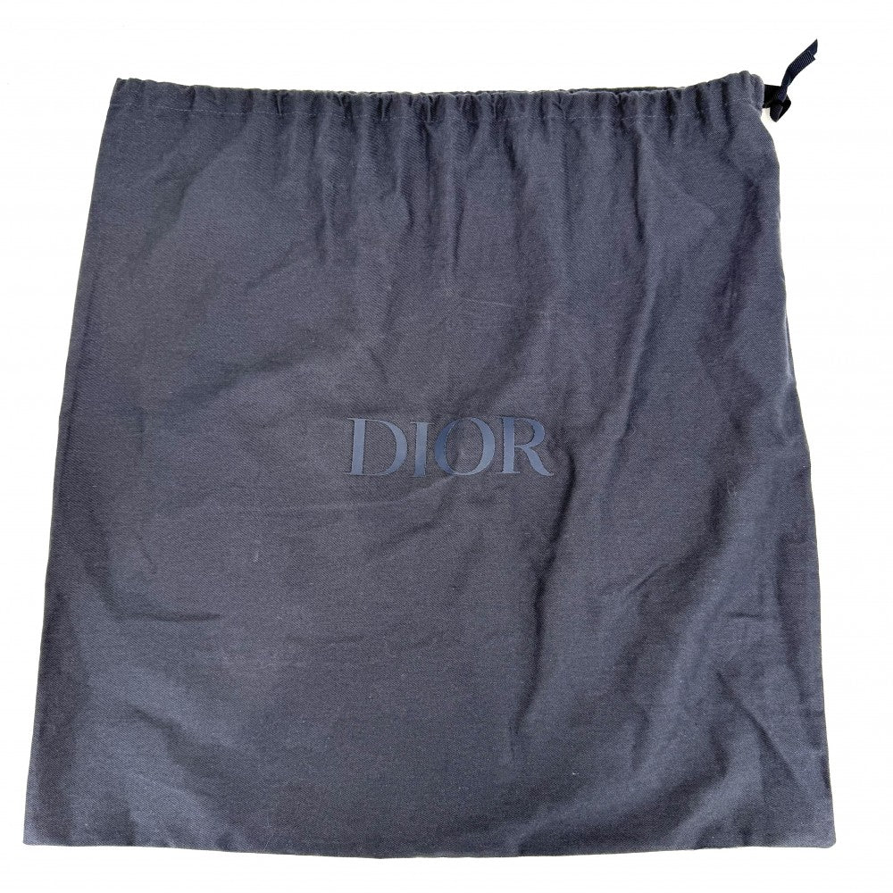 DIOR HOMME ディオール・オム ショルダーバッグ ミニ スリングバッグ ライダー クロスボディバッグ ネイビー 紺 ブラック 黒 シルバー金具 メンズ【中古品】