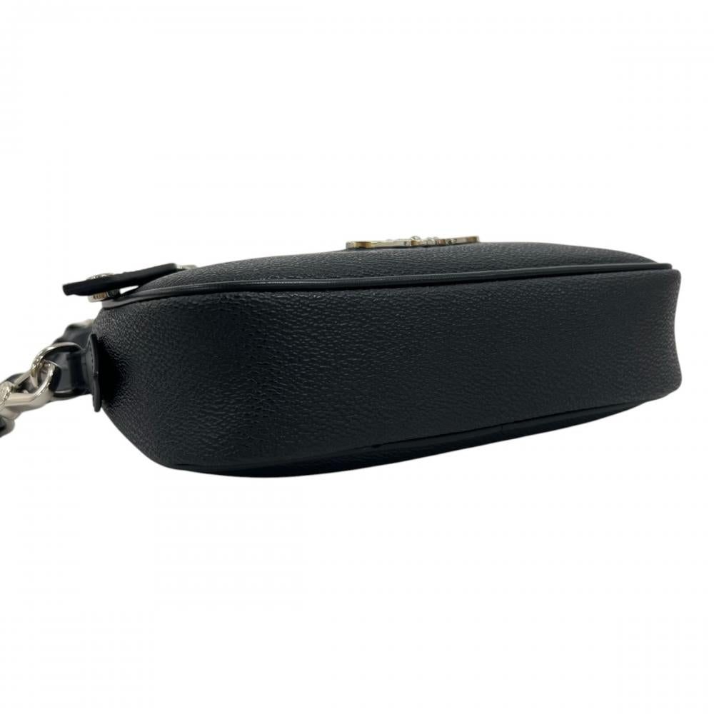 Vivienne Westwood ヴィヴィアンウエストウッド ショルダーバッグ ANNIE カメラバッグ 43030036 レザー ブラック 黒 シルバー金具 レディース【中古品】