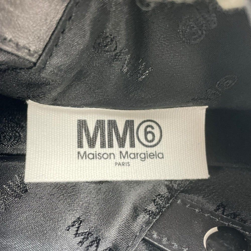 MAISON MARGIELA メゾンマルジェラ ハンドバッグ SB6WD0013 合成皮革 ブラック 黒 レディース【中古品】
